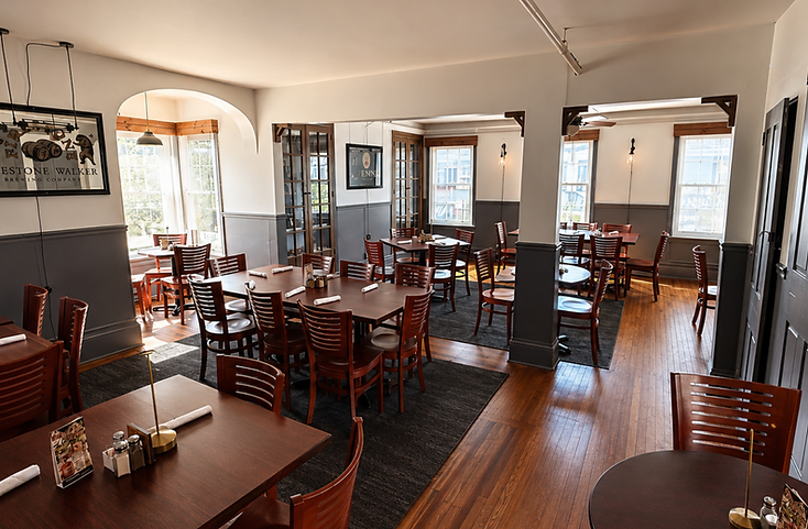 Upstairs dining room at Penn Taproom