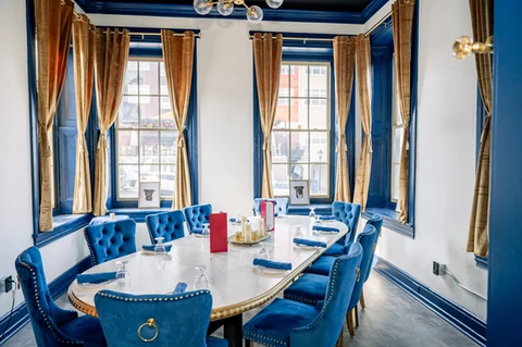 The Library Back Dining Room at The Boardroom Restaurant and Bottle Shop