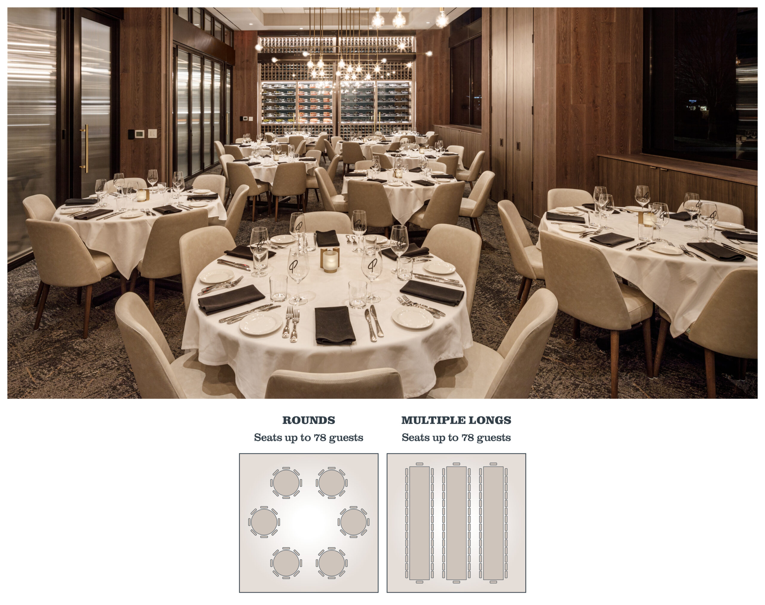Prime & Vintage Rooms Combined at Perry's Steakhouse & Grille - Richmond