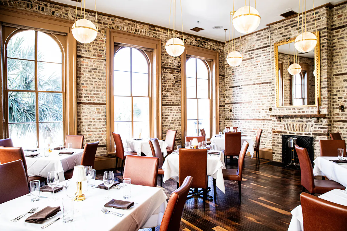 The Front "Broad" Room at Oak Steakhouse - Charleston