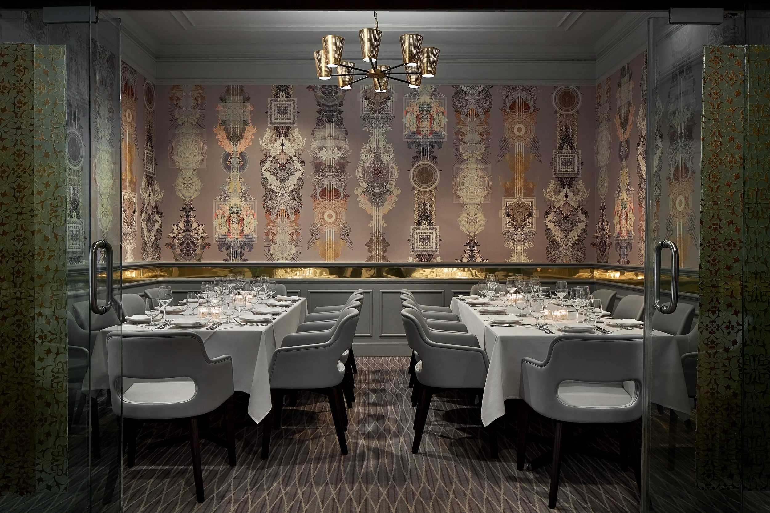 Private dining room at Bombay Club