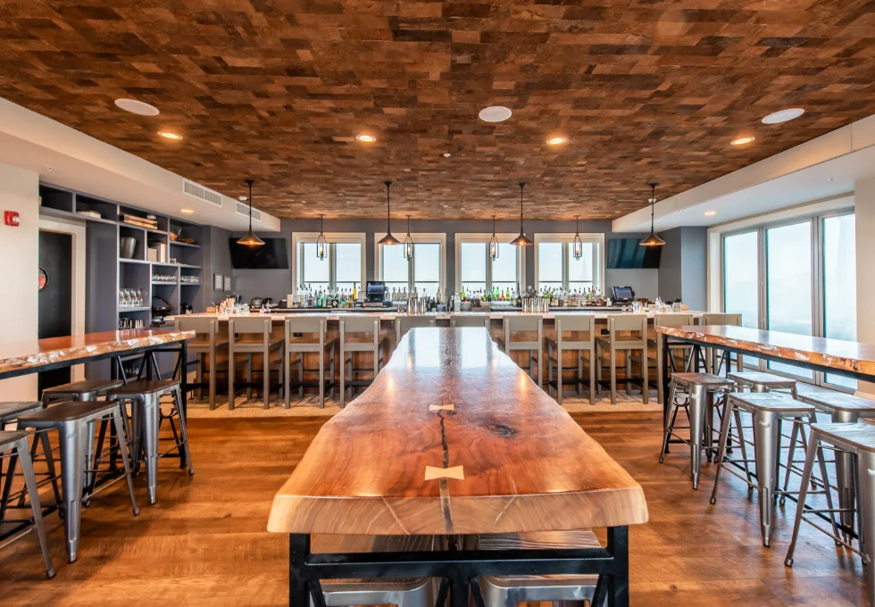 Communal Table at The Watch Rooftop Kitchen & Spirits