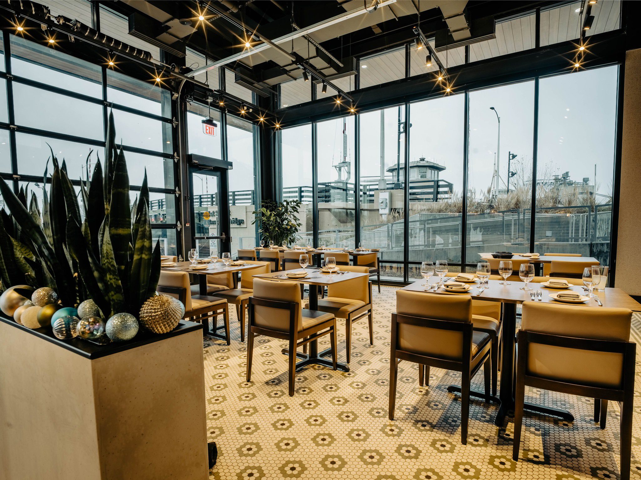 Private dining space at The Bridgewater Modern Grill