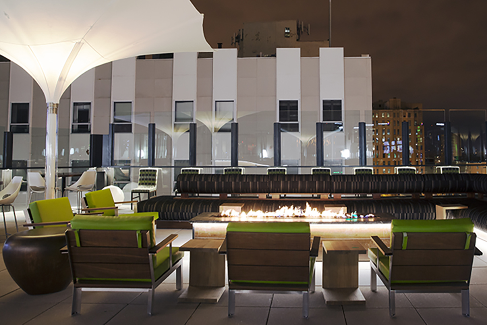 Rooftop Lounge at 8UP Elevated Drinkery & Kitchen