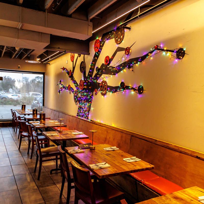 Large back room at Timber Wood Fire Bistro