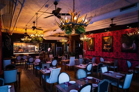 Hemingway Hall | Dining Room at Movida at Hotel Madrid