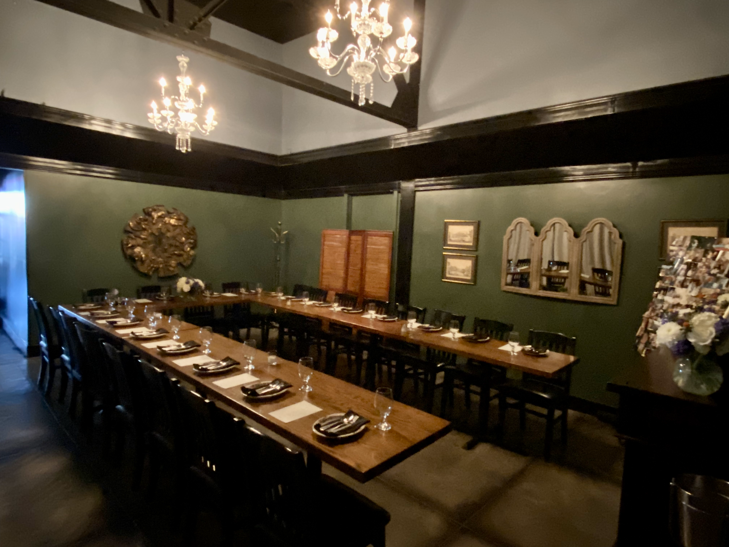Private Dining Room at Avoli Osteria