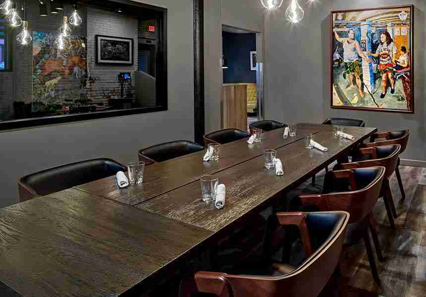 Private Dining Room at Gather in Omaha