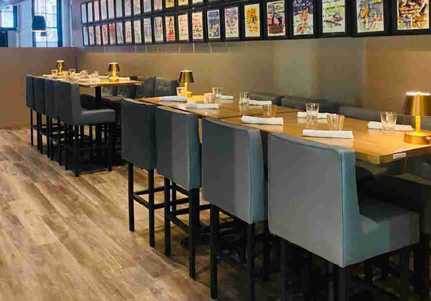 High Rise Semi-Private Dining at Gather in Omaha