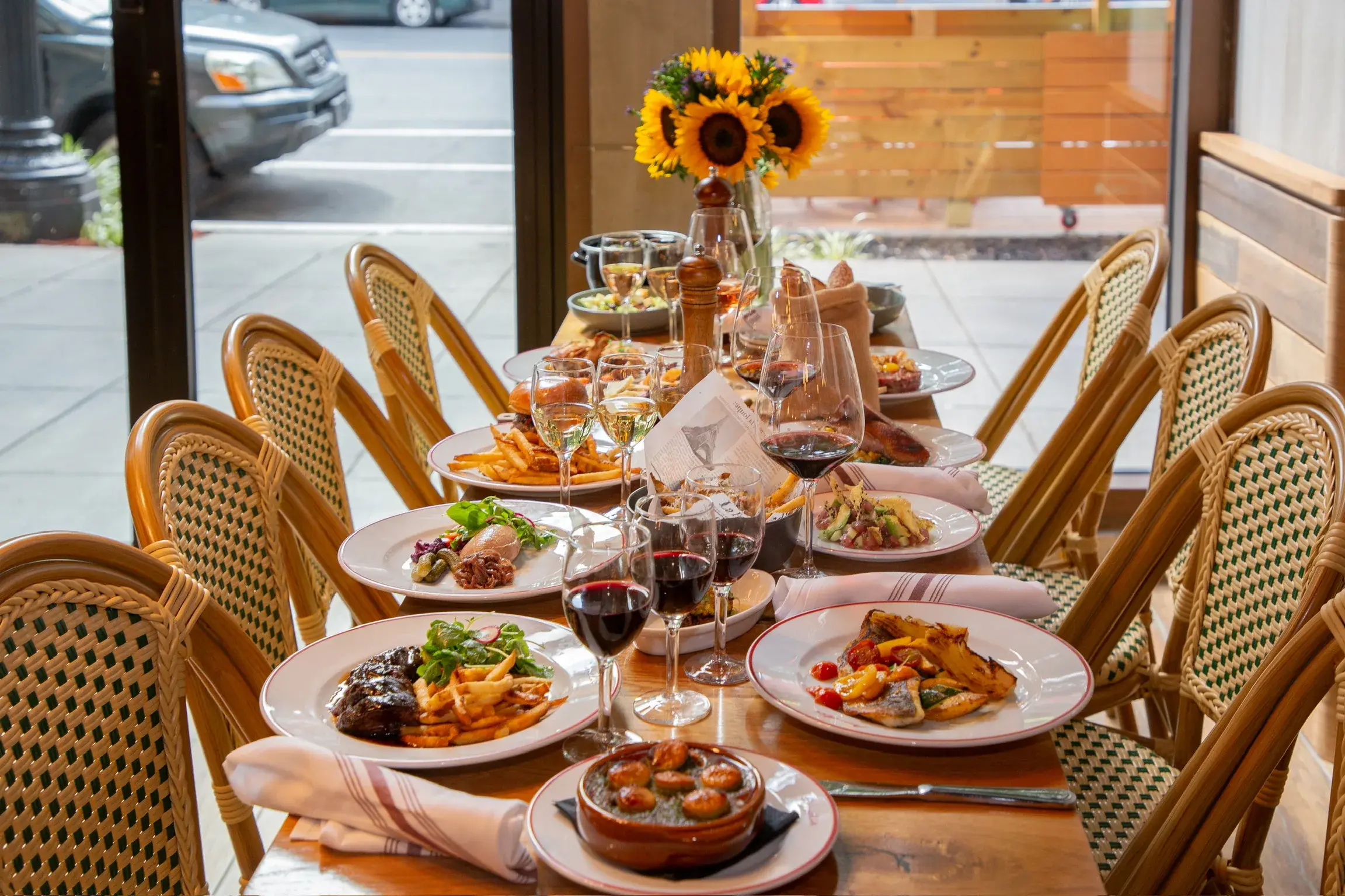 Dining Area at Amélie DC Bistro & Wine Bar