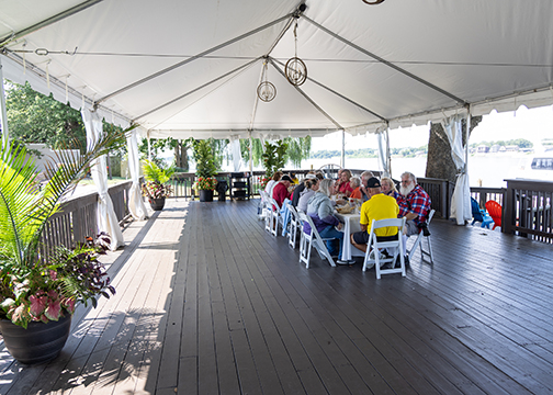 The River Deck at Captain's Quarters Riverside Grille