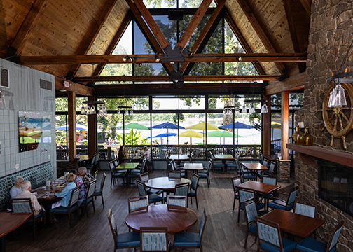 Captain's Quarters Riverside Grille private dining 2